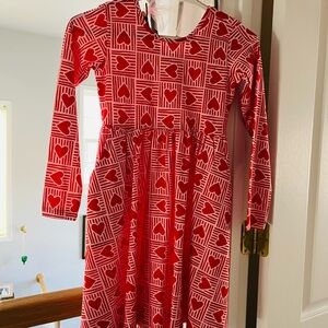 Hanna Andersson Red Heart Kids Dress